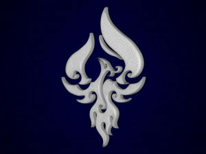 Alatus Nemeseos Pendant 3D Model