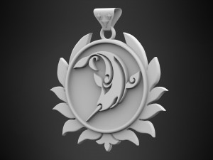 Monoceros Caeli Pendant 3D Model