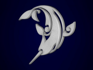 Monoceros Caeli Pendant 3D Model