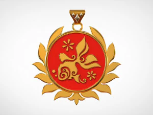 Carassius Auratus Pendant 3D Model