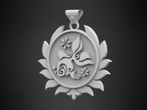 Carassius Auratus Pendant Modèle 3D
