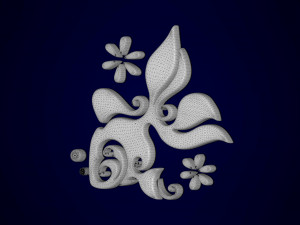 Carassius Auratus Pendant Modèle 3D