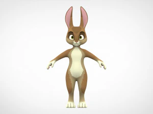 Wild Hare 3D Model
