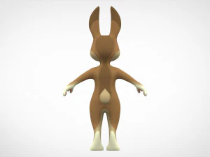 Wild Hare 3D Model