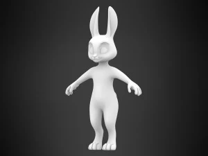 Wild Hare 3D Model