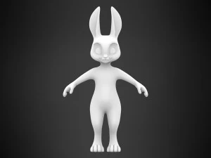 Wild Hare 3D Model