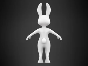 Wild Hare 3D Model