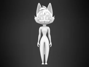 Milie gato Modelo 3D