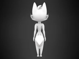 Milie gato Modelo 3D