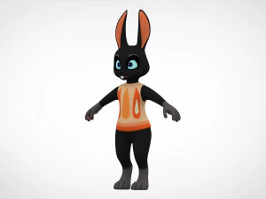 Rabbit Cole 3D Modell