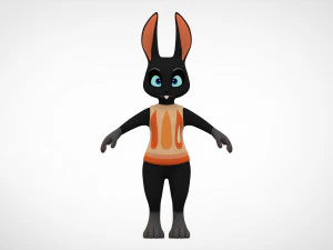 Rabbit Cole 3D Model