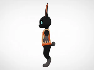 Rabbit Cole 3D Model