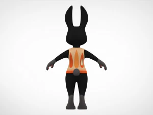 Rabbit Cole 3D Model