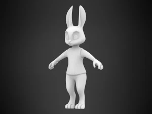 Rabbit Cole 3D Model