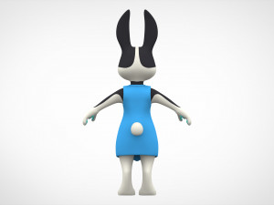 Rabbit Dotty Modello 3D