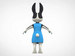 Rabbit Dotty 3D Model