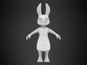 Rabbit Dotty Modello 3D