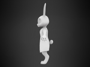 Rabbit Dotty Modello 3D