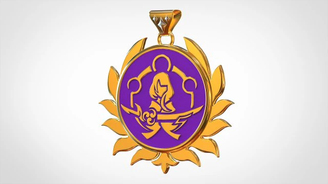 Imperatrix Umbrosa Pendant 3D Model .c4d .max .obj .3ds .fbx .stl .blend 