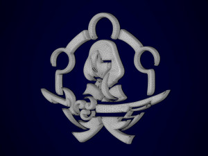 Imperatrix Umbrosa Pendant 3D Model