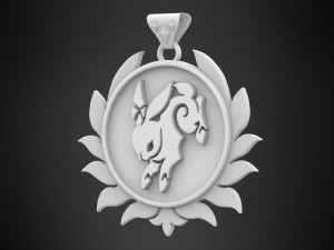 Lepus Pendant 3D Model