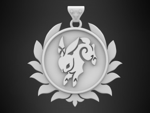 Lepus Pendant 3D Model
