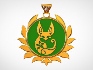 Vulpes Zerda Pendant 3D Model