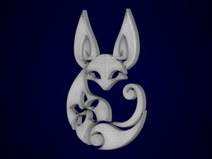 Vulpes Zerda Pendant 3D Model