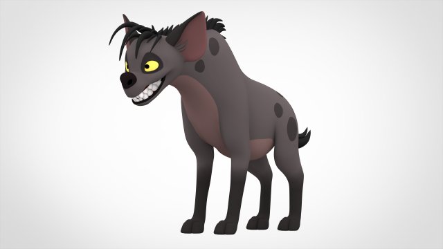 Shenzi 3D 모델 .c4d .max .obj .3ds .fbx .stl .blend 