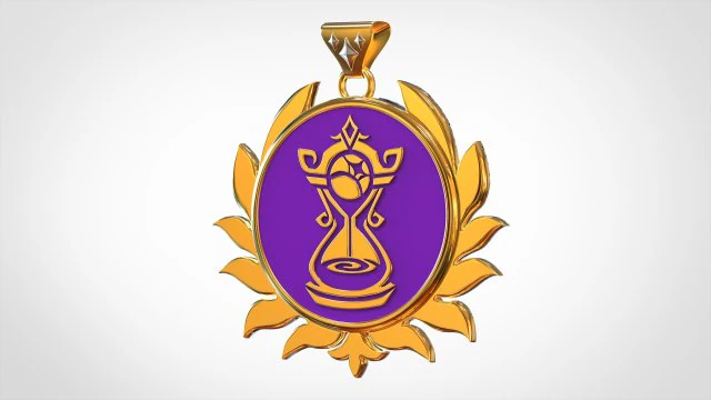 Tempus Fugit Pendant 3D Model .c4d .max .obj .3ds .fbx .stl .blend 