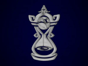 Tempus Fugit Pendant 3D Model