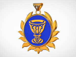 Crater Pendant 3D Модель