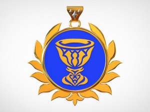 Crater Pendant 3D-Modell