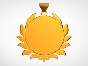 Crater Pendant 3D-Modell