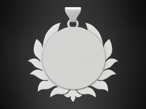 Crater Pendant 3D-Modell