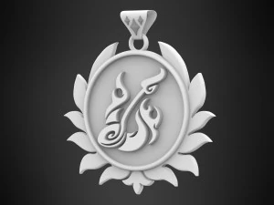 Trulla Pendant 3D Model