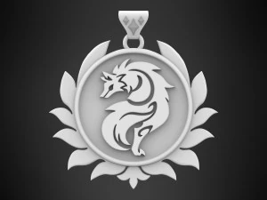 Lupus Minor Pendant 3D Model