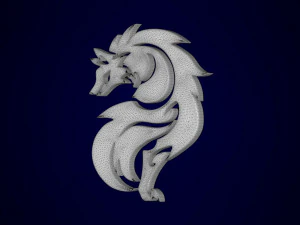 Lupus Minor Pendant 3D Model