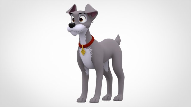 Tramp 3D 모델 .c4d .max .obj .3ds .fbx .stl .blend 