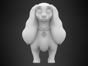 Lady Modelo 3D