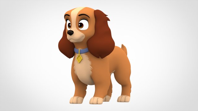 Annette 3D Model .c4d .max .obj .3ds .fbx .stl .blend 