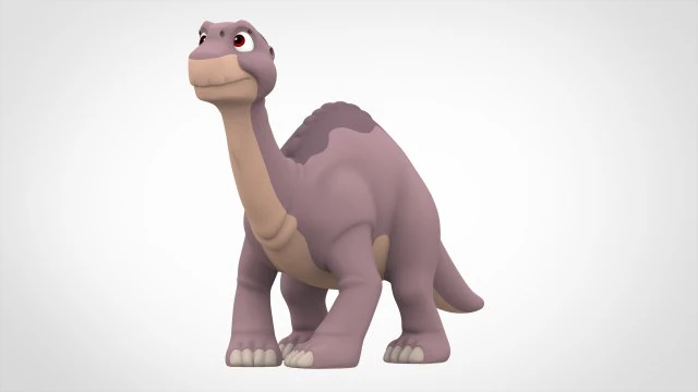 Littlefoot 3D Model .c4d .max .obj .3ds .fbx .stl .blend 