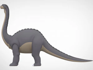Grandma Longneck 3D Model