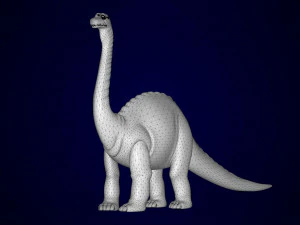 Grandma Longneck 3D Model