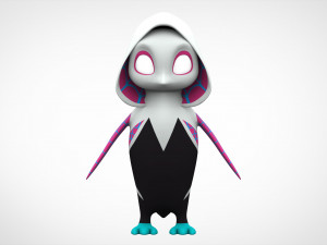 Spider-Guin 3D Model