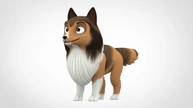 ラフ・コリー 3Dモデル .c4d .max .obj .3ds .fbx .stl .blend 