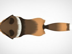 Rough Collie 3D Model