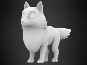 Rough Collie 3D Model