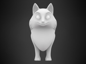 Rough Collie 3D Model