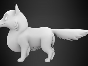 Rough Collie 3D Model